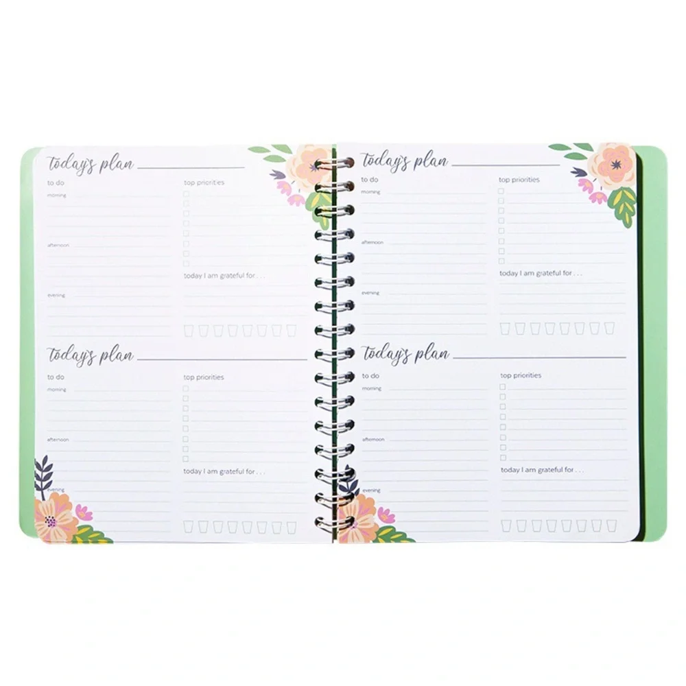 Spiral Daily Planner And 5pc. Sticker Sheets